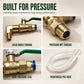 🔧🛠️ Compressor Drain Kit – 50% OFF! 90° elbow, extension hose, heavy-duty brass – fits tight spaces, easy valve control. 💪