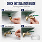 🔧🛠️ Compressor Drain Kit – 50% OFF! 90° elbow, extension hose, heavy-duty brass – fits tight spaces, easy valve control. 💪