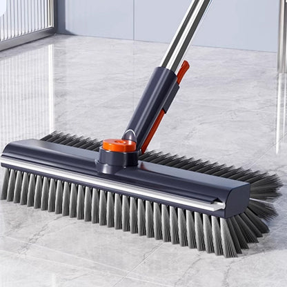 🧹✨ 3-in-1 Floor Scrubber with Squeegee – 50% OFF! Rotating V-shaped brush, built-in tweezers, extends to 138cm – no more bending. 💪