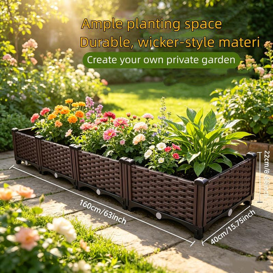 🌱 SAVE 49%! 🥬 Multifunctional Planting Box – Grow Veggies & Herbs Easily – Self-Watering, Reinforced PP & Sturdy Stable Design ✨