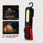 🔥SAKERPLUS Rechargeable Work Light, 3000LM COB LED Magnetic Mechanic Light with 360° Swivel Hook, 180° Adjustable Stand, Flashlight Mode, USB-C Charging, IP54 Water-Resistant for Car Repair, Garage & Camping