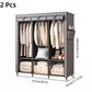 🏠 LIMITED-TIME 50% OFF! 🧵 Easy‑Assemble Non‑Woven Fabric Wardrobe – Spacious, Sturdy, Dust‑proof ✨