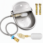 ⏳🔥LIMITED-TIME 50% OFF! ⏰🐄 Automatic 304 Stainless Steel Drinking Bowl with Float and Drain Hole for Cattle Horses Sheep and Dogs 🤖