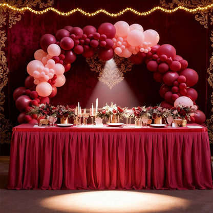 ⏳🔥LIMITED-TIME 50% OFF! ⏰Pleated Table Skirt for Events🌹