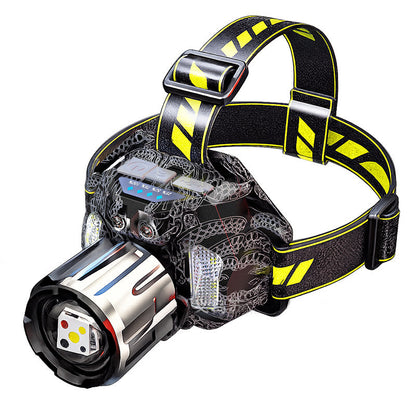 🔦🌈 5-Color LED Sensor Headlamp – 50% OFF! UV, white, yellow, blue & red lights, motion sensor – hands-free versatile lighting. 💪