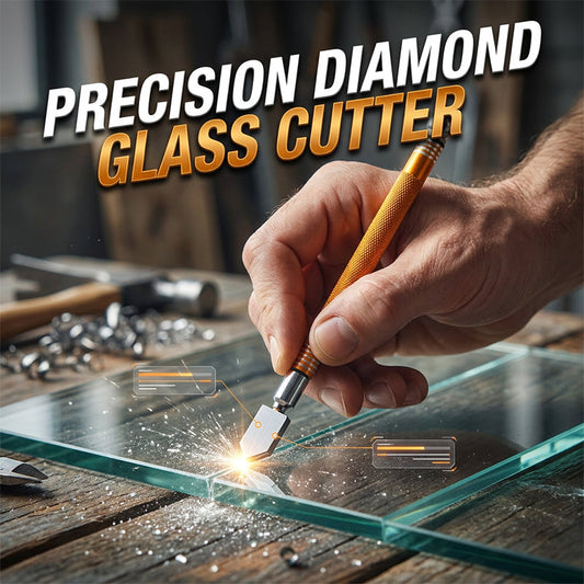 💎✂️ Diamond Glass Cutter – 50% OFF! Precision carbide tip, cuts 6-12mm thick tiles & mirrors, clean edges every time. ✨