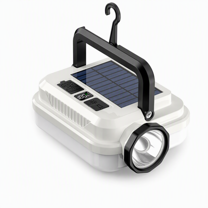 🏕️ LIMITED-TIME 50% OFF! 🔦 Dual-Light Solar Camping Lantern – Power Bank, Hanging Hook & Weatherproof 🔋