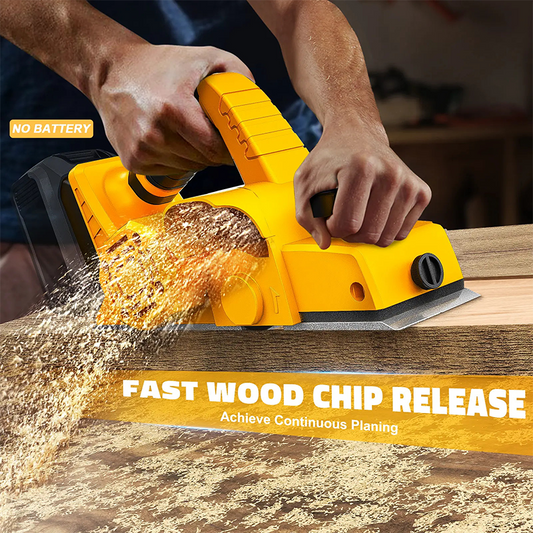 🛠️🔥 Cordless Brushless Planer – 50% OFF! High-precision depth adjustment, safety lock, lightweight design – power for tough woods.