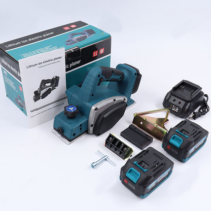 🛠️🔥 Cordless Brushless Planer – 50% OFF! High-precision depth adjustment, safety lock, lightweight design – power for tough woods.