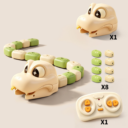 🐍🎮 RC Battle Snake – 50% OFF! Magnetic splicing growth, precision remote control – interactive parent-child competition. ⚡
