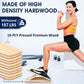 🦵 Wooden Slant Board Calf Stretcher – 50% OFF! Solid wood, 5-level incline, non-slip grip – stretch safely at any level. 💪