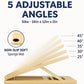 🦵 Wooden Slant Board Calf Stretcher – 50% OFF! Solid wood, 5-level incline, non-slip grip – stretch safely at any level. 💪