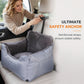 ⏳Order today and receive two car cleaning cloths free of charge🔥LIMITED-TIME 50% OFF! ⏰Half-Enclosed Car Pet Booster Seat🐶🛋️