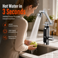 🔥🚰 Electric Hot Water Tap – 50% OFF! Hot water in 3 seconds, flexible articulated arm, digital display & thermostat – instant comfort. 💪