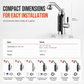 🔥🚰 Electric Hot Water Tap – 50% OFF! Hot water in 3 seconds, flexible articulated arm, digital display & thermostat – instant comfort. 💪
