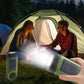 🔦☀️ 2-Pack Solar Hand-Crank Flashlight – 50% OFF! USB rechargeable, clip-on design, compact ABS body – survival-ready for outages. 💪