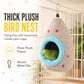 ⏳🔥LIMITED-TIME 50% OFF! ⏰🥚Hanging Cotton Bird Nest Hammock – Double-Layer Fleece Warm Cave For Small Birds ✨