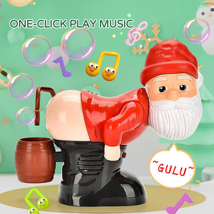 🥳2026 HOT SALE🥳💞50K+ SOLD! 🎅🎁 50% OFF! Santa Bubble Maker – one-click automatic bubbles with music & lights. Safe rounded edges, perfect Christmas gift for grandkids! 🫧✨