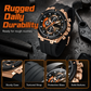 ⌚💪 Men's Waterproof Chronograph Watch – 50% OFF! Multi-dial timing, calendar display, rugged mineral glass – bold style all day. 🏆