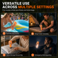 📢📢50% OFF !! ⏰Portable Outdoor Air Pump and Deflator with Emergency Light Ambient Light and SOS Function for Pool Floats Inflatable Boats and Air Mattresses