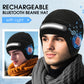 🎧🧢 Rechargeable Bluetooth Hat with Light – 50% OFF! Soft acrylic knit, 4-8hr battery, washable electronics – perfect for runs & walks. 💡