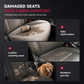 🚗 Universal Full-Coverage Leather Car Seat Covers – All-Season Protection & Stylish Stripe Design ✨