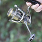 🎣✨ Billings AC Spinning Reel – 50% OFF! 5.2:1 gear ratio, 22lb max drag, metal spool – saltwater & freshwater ready. 💪