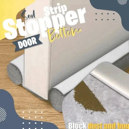 ⏳Limited-time 50% off💥DIY Wear Resistant Leather Under Door Draft Stopper Windproof and Insect Proof Bedroom Door Bottom Seal Strip🏠