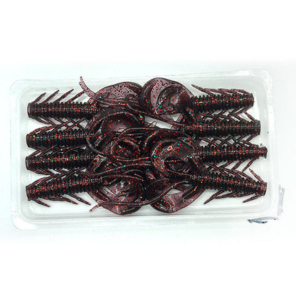 🦐 🎣 Realistic Shrimp Soft Lures – Lifelike Action, Scent Infused, Glow Visible ✨