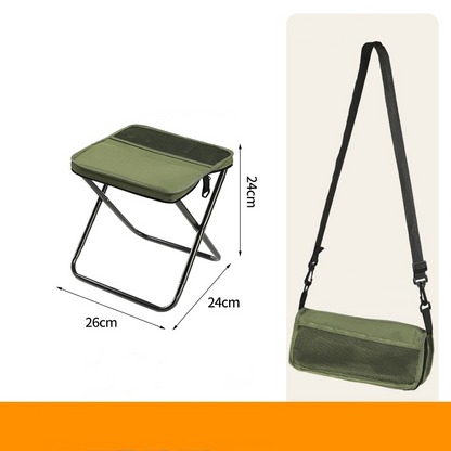 🪑 70% OFF NOW! 🎒 2-in-1 Outdoor Folding Chair & Bag – Triangular Support, 120kg Capacity & Rust-Resistant – For Camping, Fishing & Concerts 🏕️