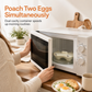 🎁2026 New Arrivals 50% OFF💥Dual-Compartment Microwave Egg Poacher | Cook Two Poached Eggs Quickly⏱️