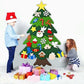 🎄🔥 Christmas Promotion 50% OFF! DIY Felt Christmas Tree Set – No-Glue, No-Mess, Reusable Toddler-Friendly Felt Pieces, Includes Star, Ornaments & Gift Tags, Perfect Family Craft & Wall Decor ✨