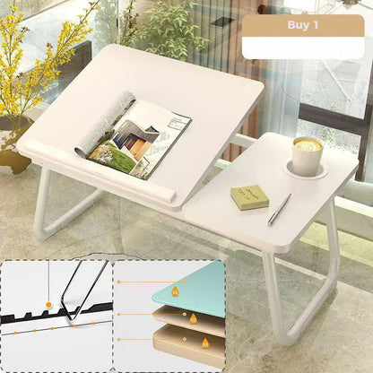 💻✨ Foldable Lap Desk with Cup Holder – 50% OFF! Dual-surface design, 5-level angle adjustment, premium multi-layer wood – work & relax anywhere. 💪