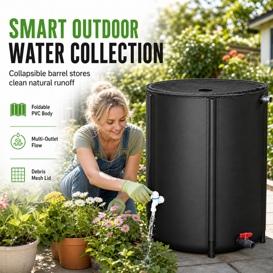⏳🔥LIMITED-TIME 50% OFF! ⏰50L Portable Collapsible Barrel Water Storage Tank☔️