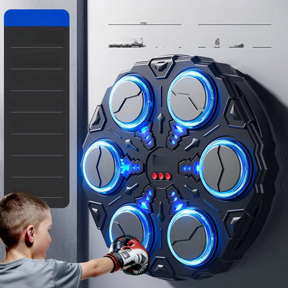 🎵🥊 Smart Boxing Machine with Lights – 50% OFF! Punch-to-the-beat fun, soft shock-absorbing design, easy stick-on setup – active playtime.