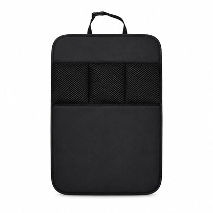📢📢50% OFF !! ⏰Car Backseat Kick Mat Protector: Waterproof, Storage Pockets🚗