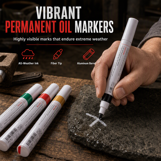 🖊️✨ Permanent Oil Paint Marker – 50% OFF! Bold marks on dark surfaces, waterproof & heat-resistant, fiber tip – writes on rubber & more.