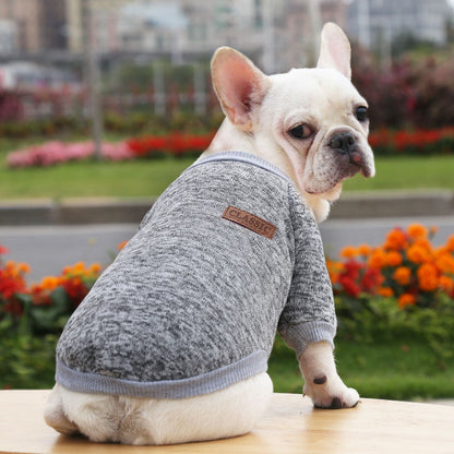 🐕✨ Cozy Knit Pet Sweater – 50% OFF! Insulating ribbed knit, stretchable trim, 9 colours – keeps small pets warm & free to move. 💪