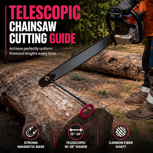 📢 50% OFF!! ⏰ Chainsaw Cutting Marker Tool – Wood Cutting Alignment Guide🔧