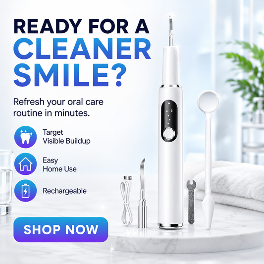 🦷✨ Ultrasonic Teeth Cleaner – 50% OFF! Smart gum protection, 5 cleaning modes, IPX6 waterproof – remove tartar & plaque at home. 💪
