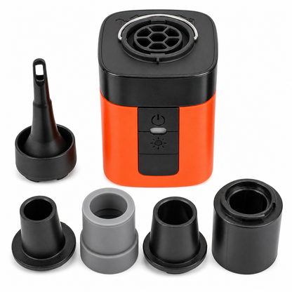 Portable Wireless Mini Electric Air Pump and Deflator with SOS Emergency Signal Light for Outdoors