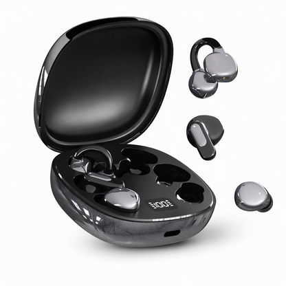 🎧✨ 3-in-1 Bluetooth Headset – 50% OFF! Sports clips + mini sleep buds, ergonomic fit, compact case – one set for workouts & deep sleep. 😴