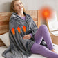 ❄️🧣 Heated Shawl Blanket with Zipper – 50% OFF! Ultra-soft flannel, fast heating 45-65°C, safe carbon fibre – shawl or throw. 🛋️