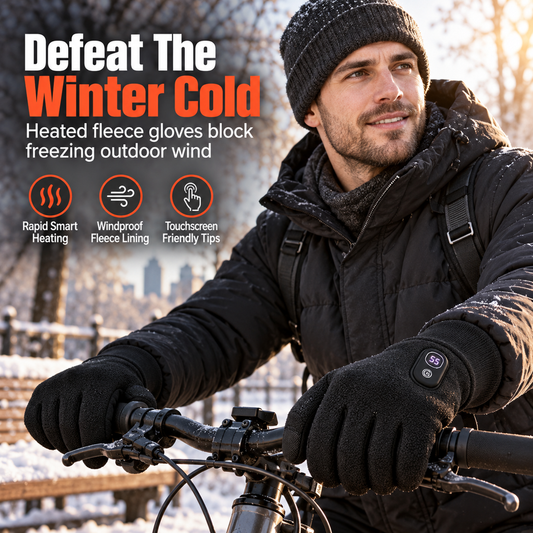 🧤 Electric Heated Gloves – Warm, Touchscreen-Friendly & Winter-Ready ❄️