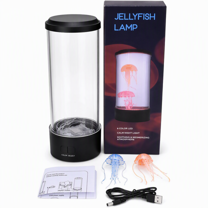 🌊✨ LED Jellyfish Aquarium Lamp – 50% OFF! Soothing shifting colours, realistic water motion, USB powered – calm nights & peaceful vibes.