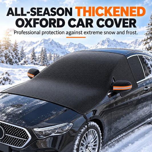 ❄️ 50% OFF! Oxford Windshield & Mirror Cover – Magnetic Edges & Secure Straps for Snow, Frost & Sun Protection 🚗☀️