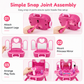 📢📢 50% OFF🎀Kids’ Pretend Makeup Vanity Suitcase – Portable Dress-Up Toy Set for Girls
