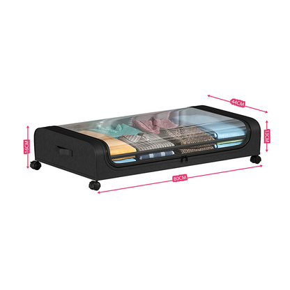 🛏️✨ Underbed Storage Cart – 50% OFF! Low-profile design, 360° silent wheels, heavy-duty frame – slides under any bed.