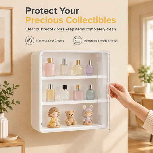 🖼️⚡ Dust-Proof Collectible Display Rack – 50% OFF! High-transparency panels, thickened casing, removable shelves – keeps figures safe & visible. 💯