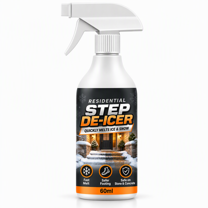 Fast Melting and Defrosting Spray Set with Towel for Winter Household Steps and Front Doors 60ml